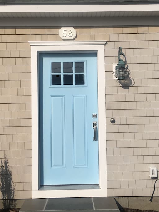 Front entrance to you beach getaway