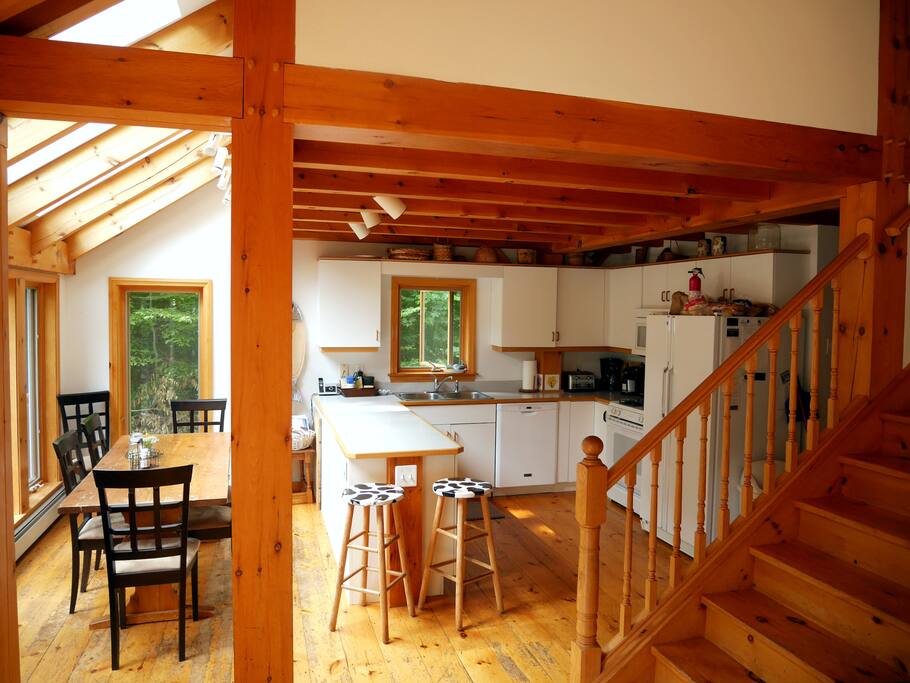 Kitchen and dining area