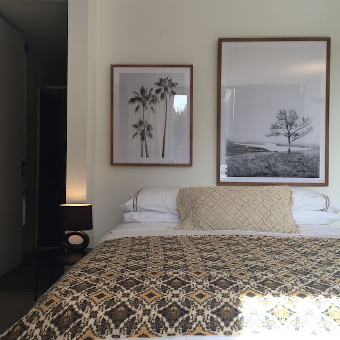 Contemporary and calm interior styling.
