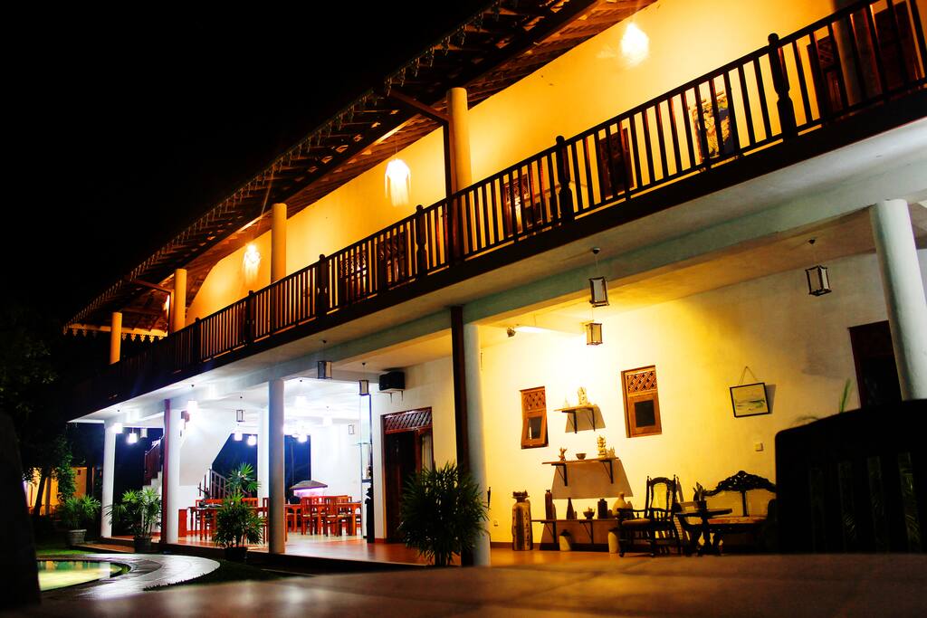 Night view of the hotel