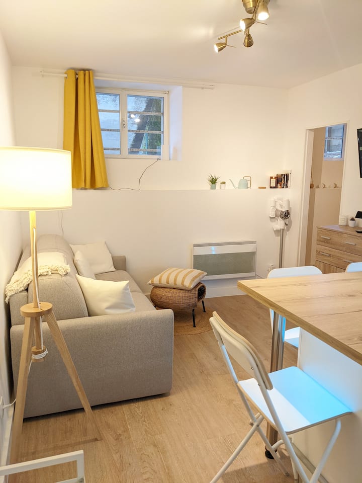 Lounge area / sofa bed