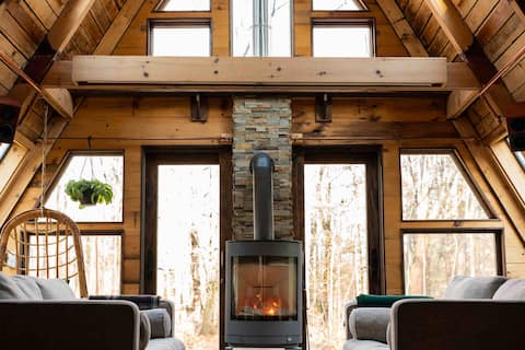 The Ancram A - Luxury Mid-Century Modern Cabin