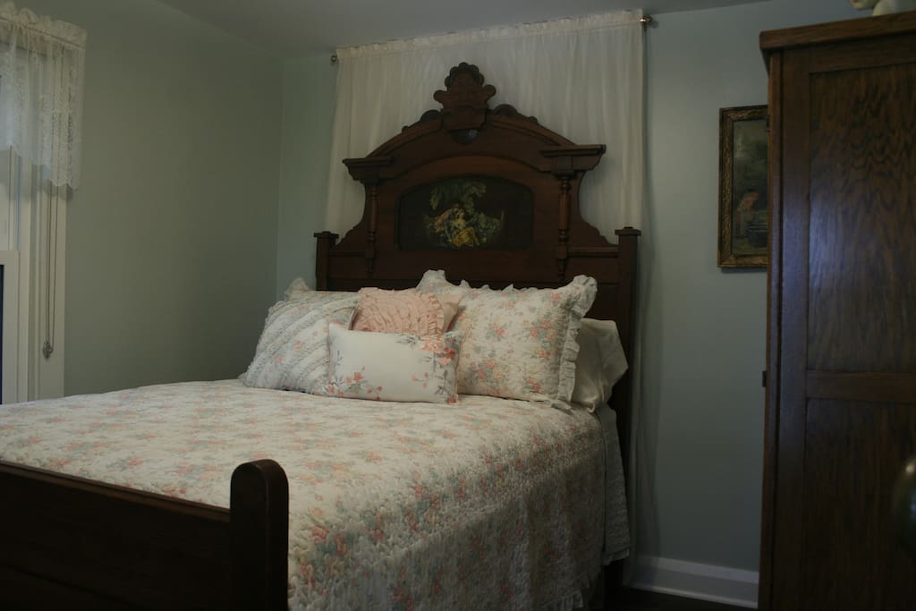 Antique double bed