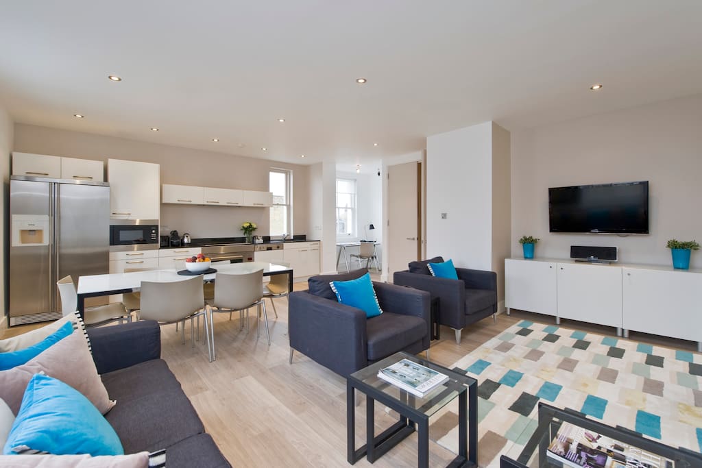 Dining and living area