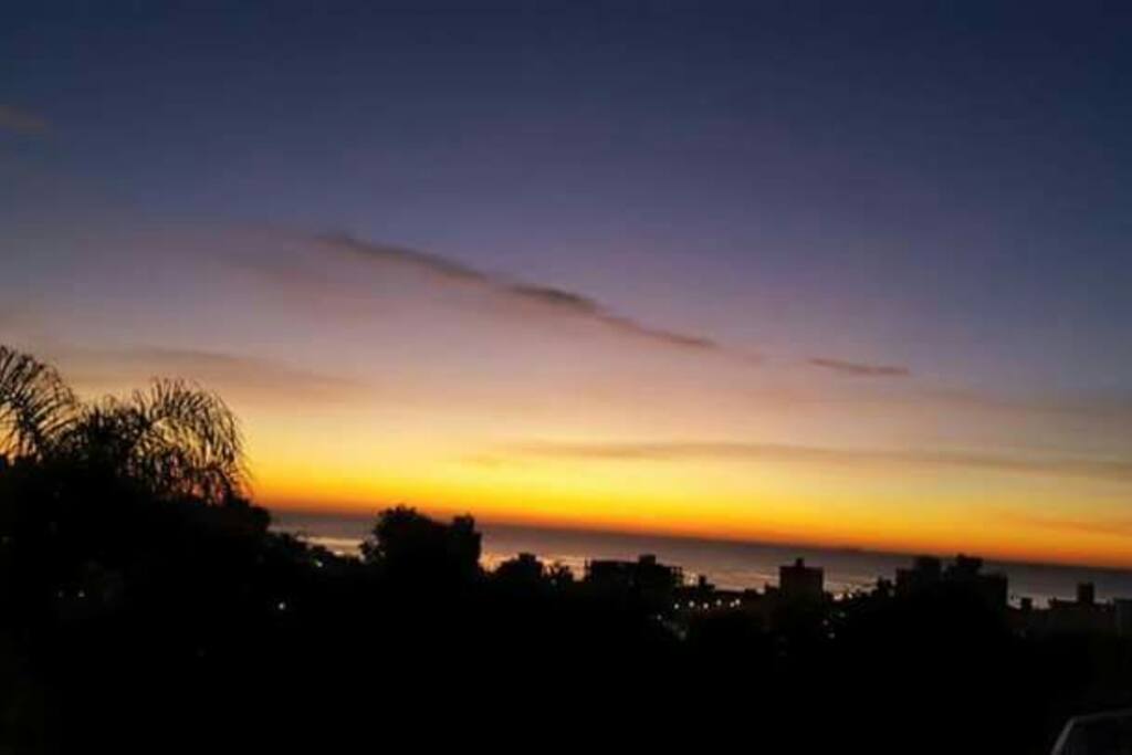 Vista da sacada da suíte