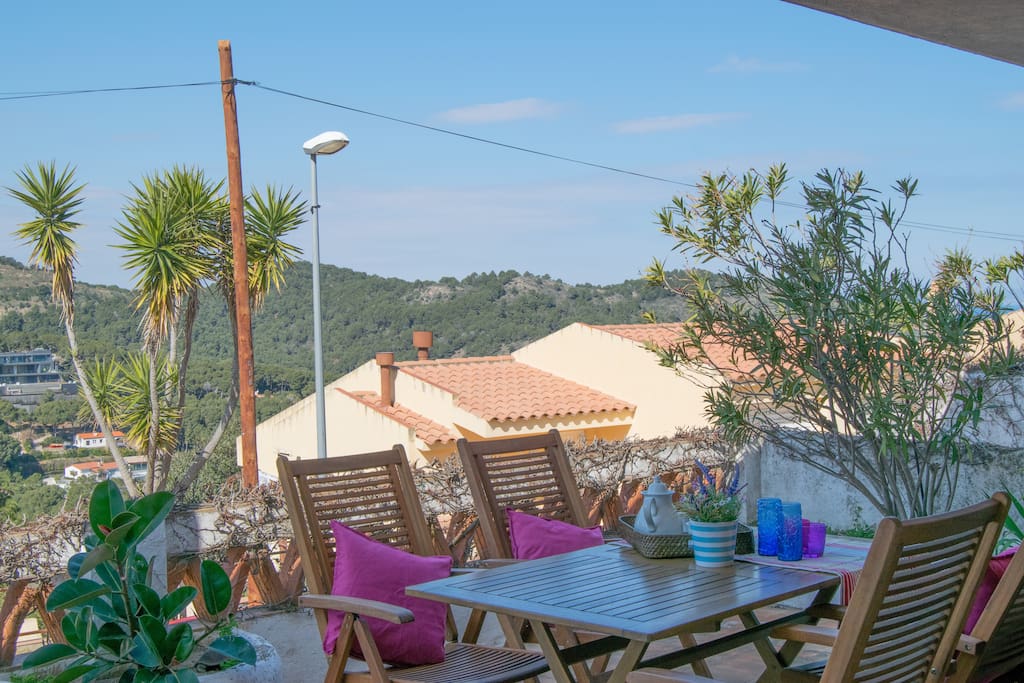 Large terrace with barbeque - SA PUNTA COSTA BRAVA