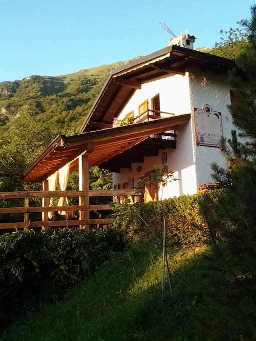 nella luce del tramonto