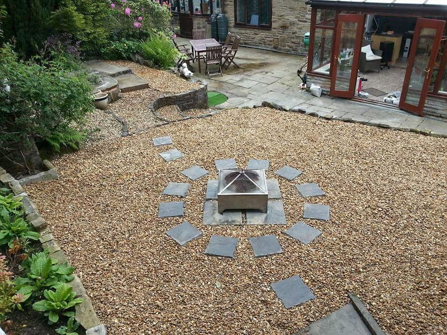 Large Private rear Garden.