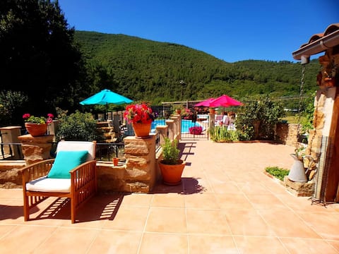 Le Mas Joyeux – Gîte le Lys – In Cévennes – Air-conditioned