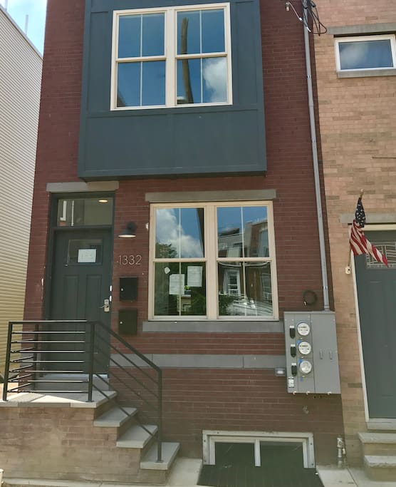A picture of my home on the day I moved in!