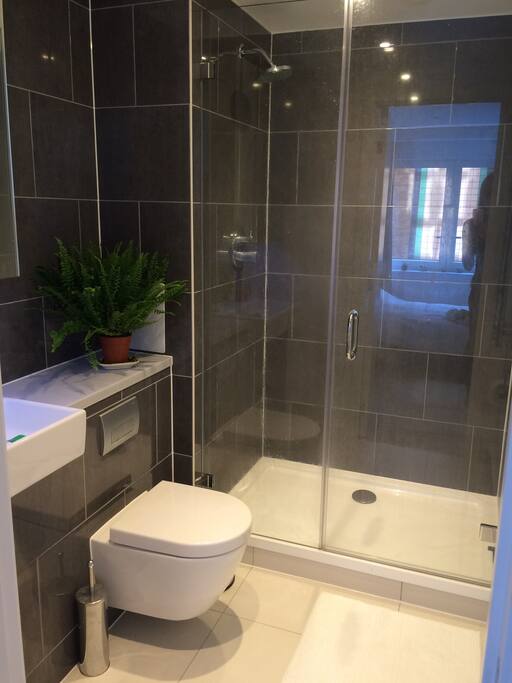Master bedroom with ensuite bathroom