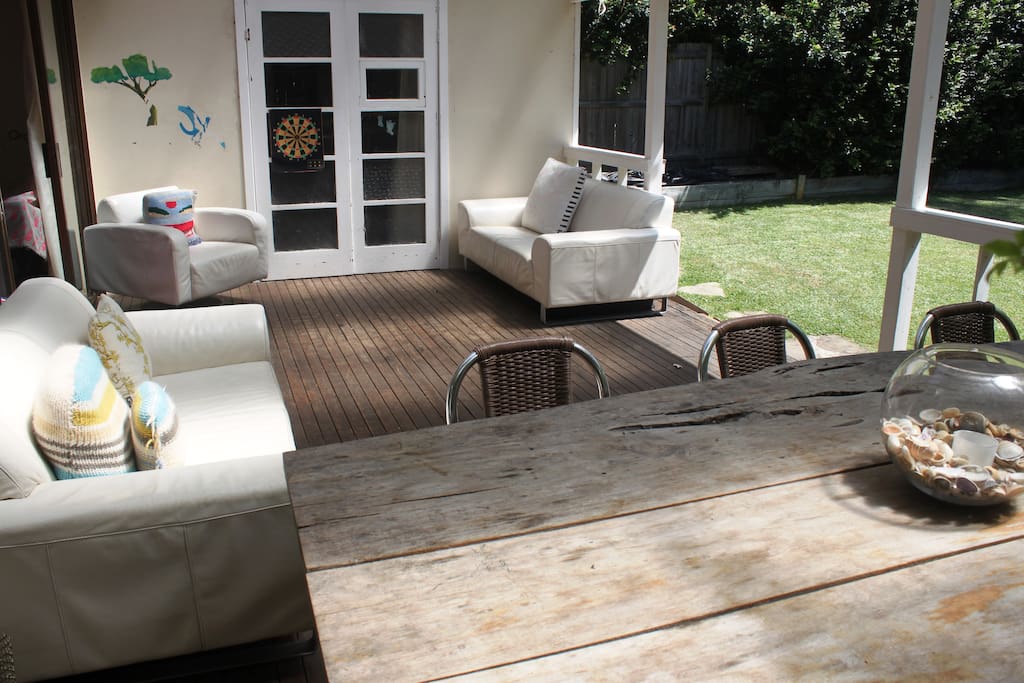 Sunny deck