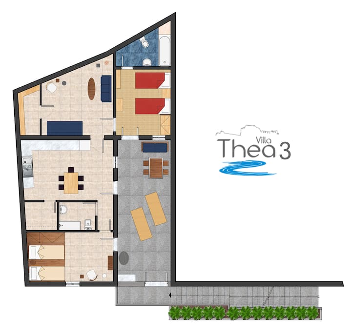 Floor plans of the property