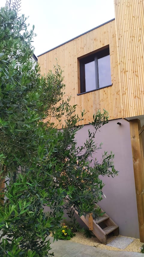 fully-equipped studio with charging station