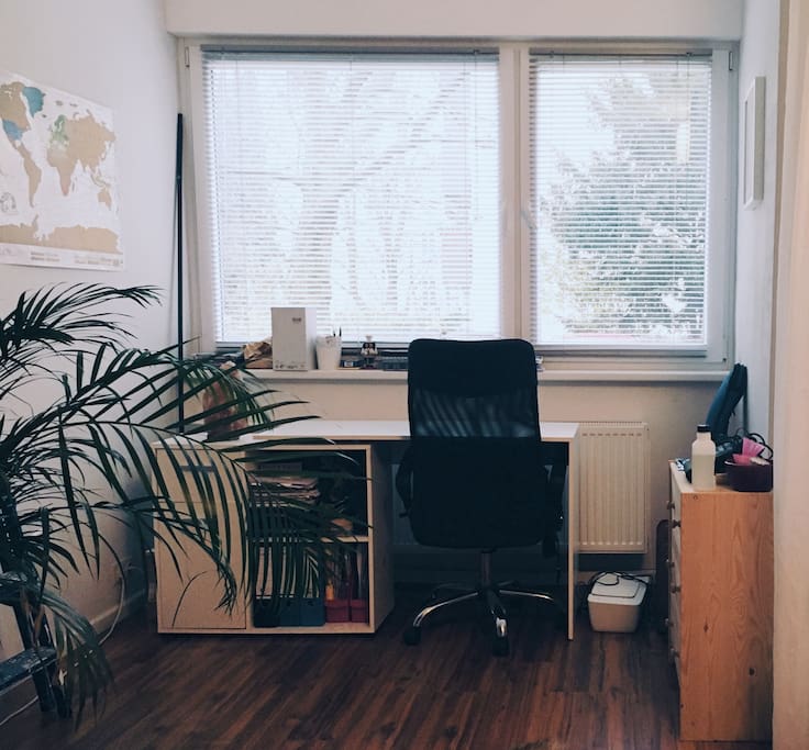 bedroom / living room - desk