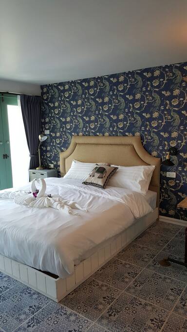 This type with private balcony and with King Size bed
