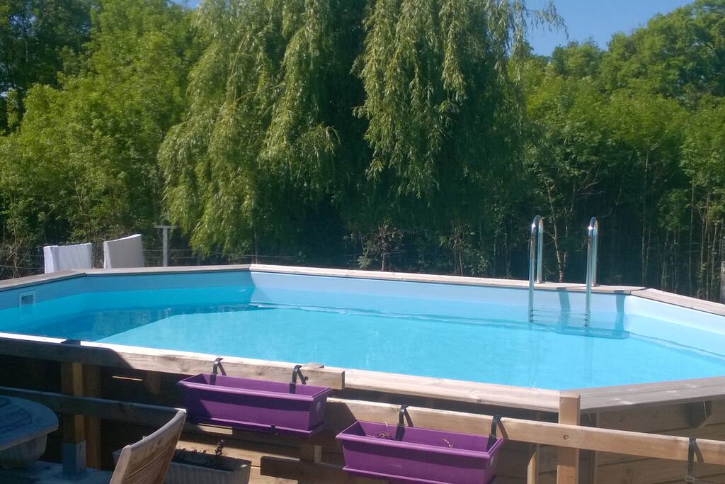 Piscine hors-sol
6m x 4 /H 1.20m