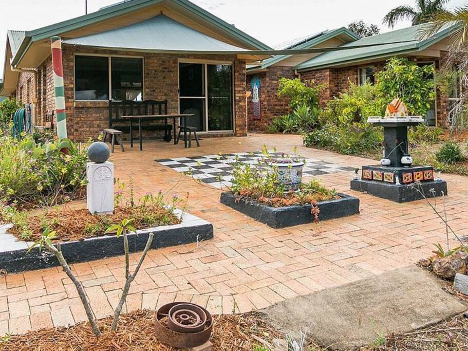 West patio