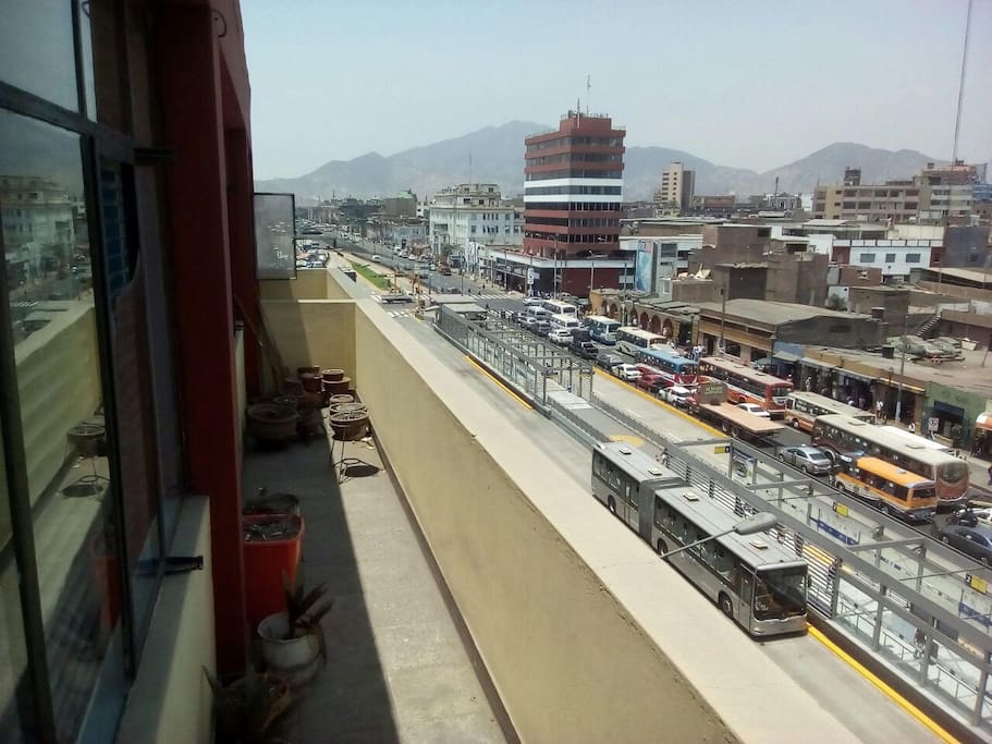 Vista desde el balcon del departamento