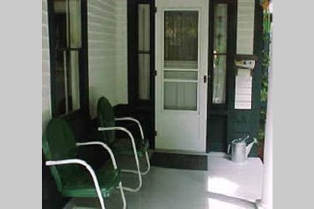 Covered front porch