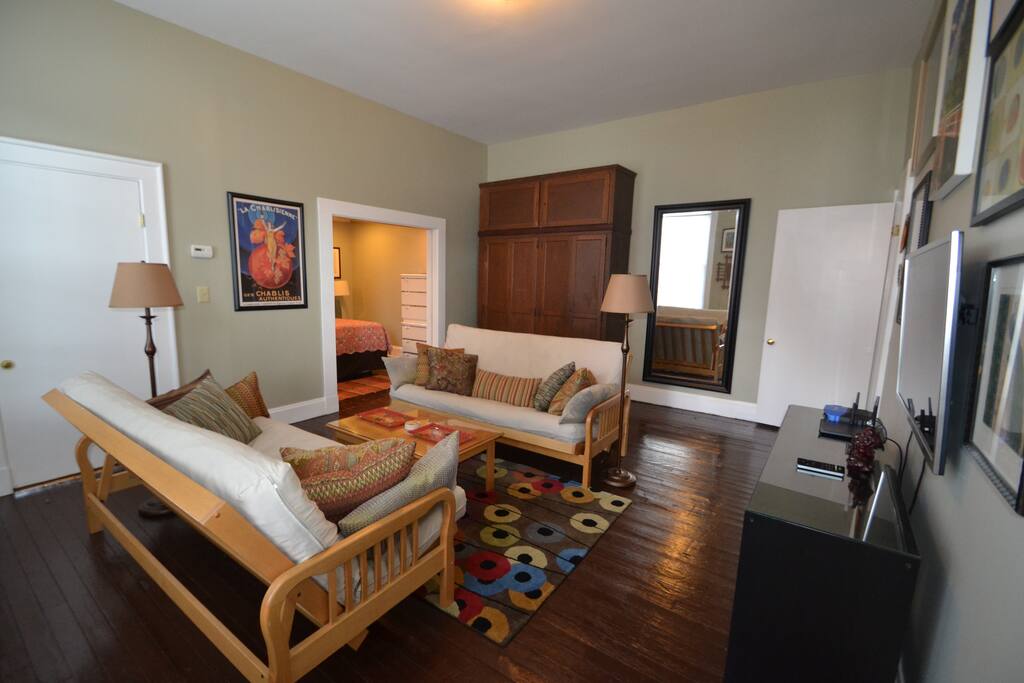 Living room from windows