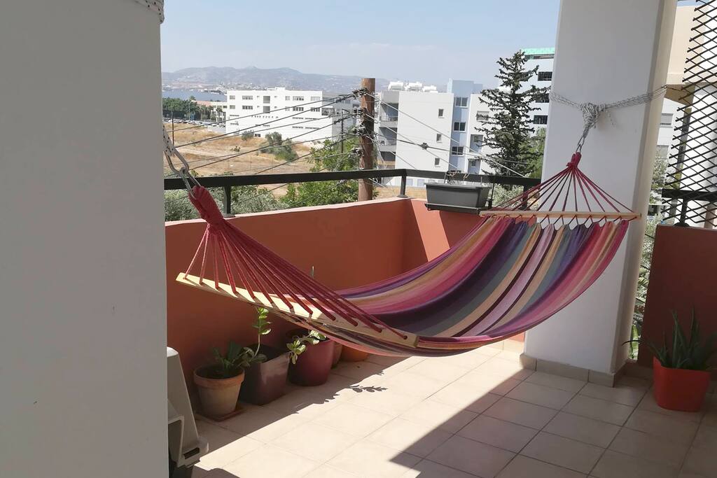 Balcony, beautiful view of mountains