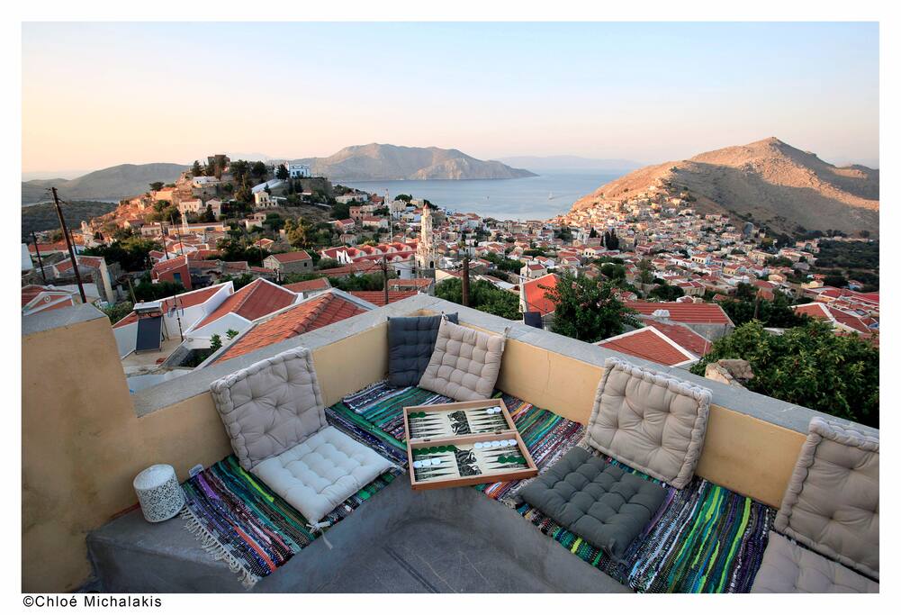 Terrasse supérieure pour se prélasser