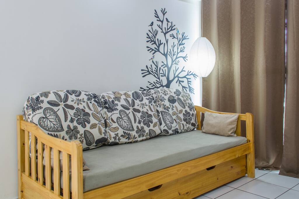 Apartamento bem arejado e claro