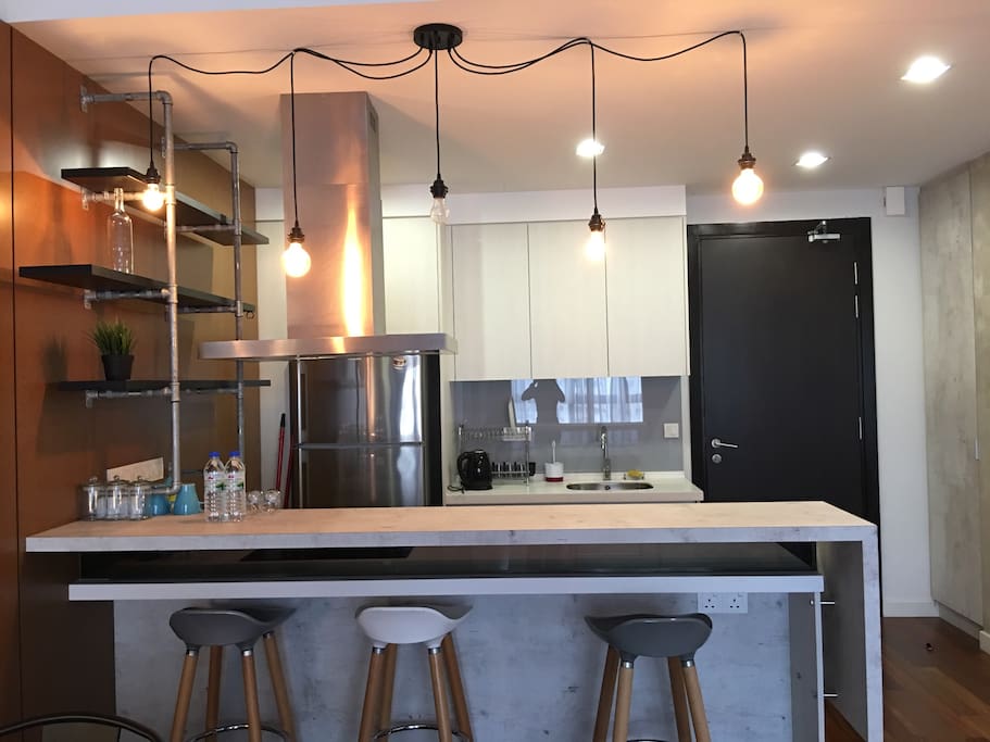 Bar dining area