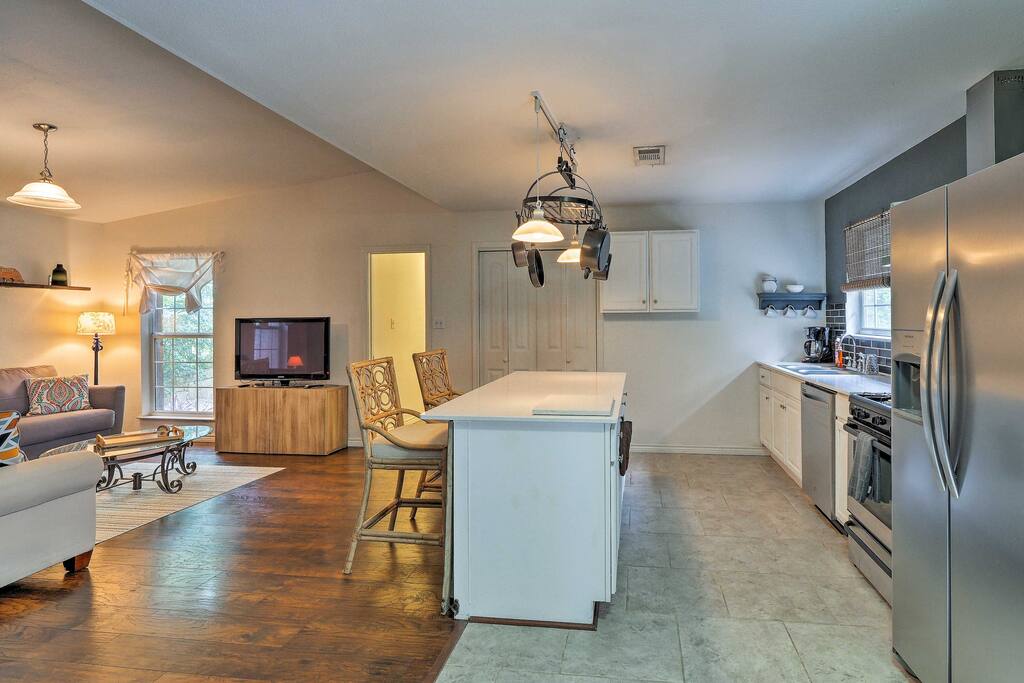 With 3 bedrooms and 2 bathrooms, this home can sleep up to 8.