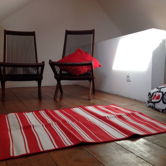Chill out chairs in the bedroom
