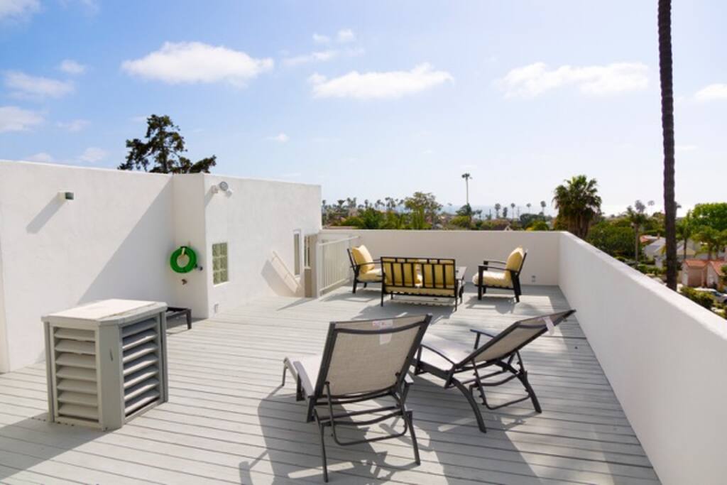 Enjoy an afternoon BBQ on the ocean view deck
