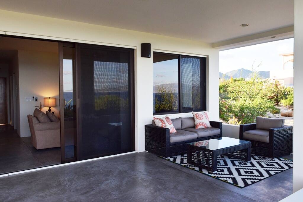 Outside reading area