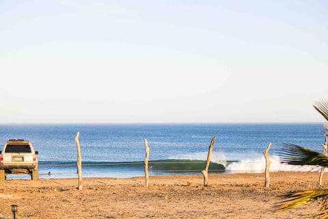 Steps away from the longest wave- Casa Del Faro