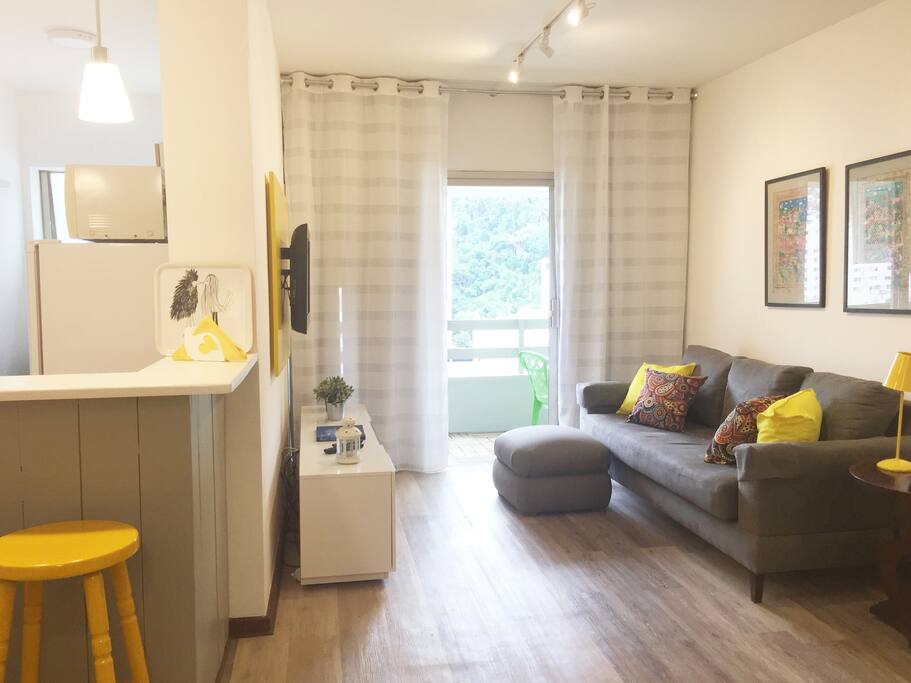 Vista da sala de estar