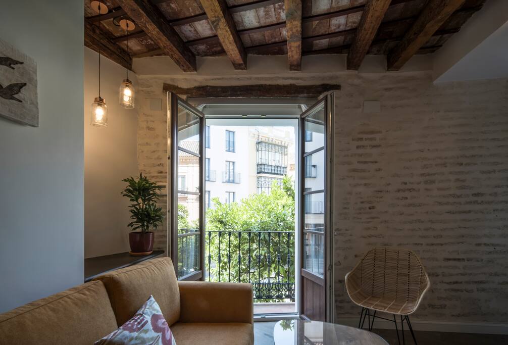 Decoración muy cuidada en casa recién restaurada
