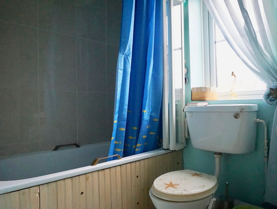 Clean bright bathroom