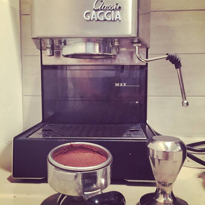 Espresso Machine and Coffee Pot is always stocked