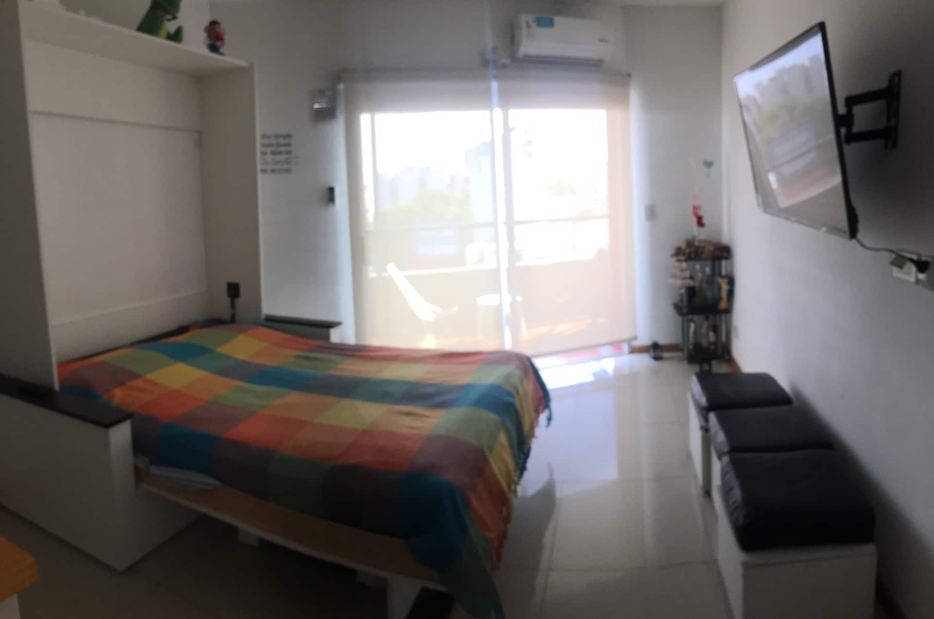 A bright studio. Balcony. Excellent area