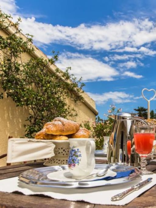 Colazione in terrazza