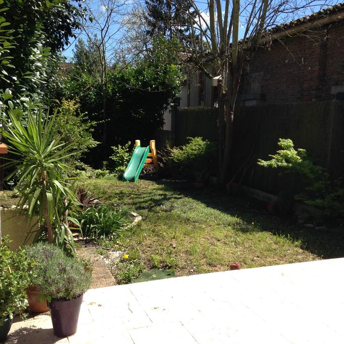Jardin 100m² privatif