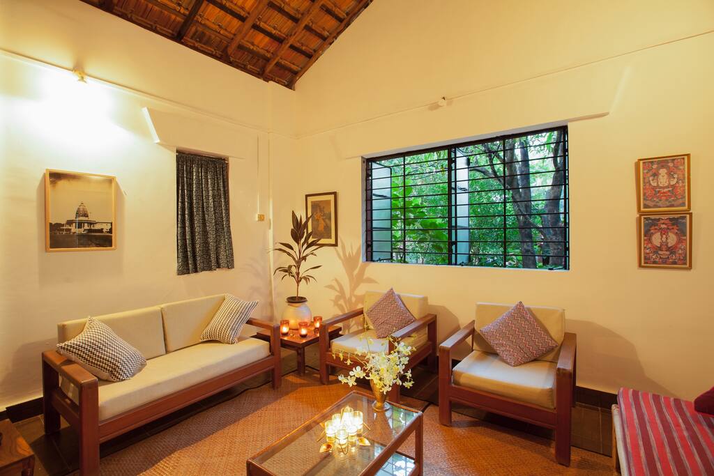 Jaali Villa, Patnem Beach - Living Room