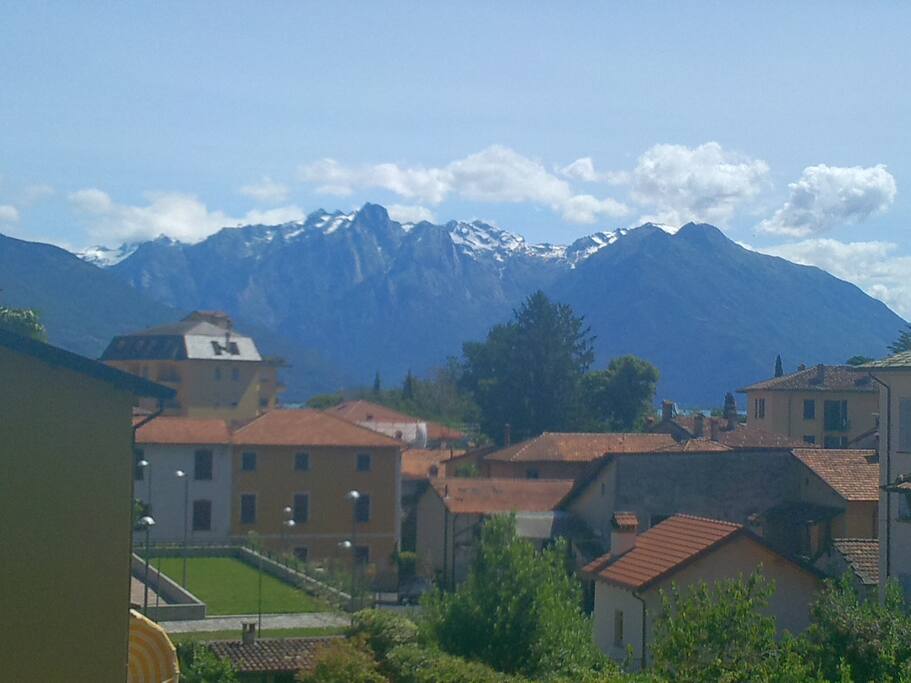 View of Alps from North facing windows
