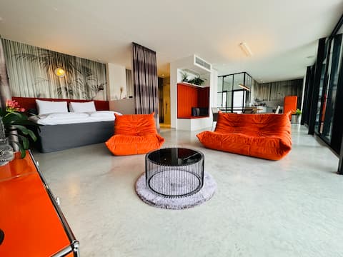 Adults Only: Deluxe Apt. 1, Terrasse, Whirlpool