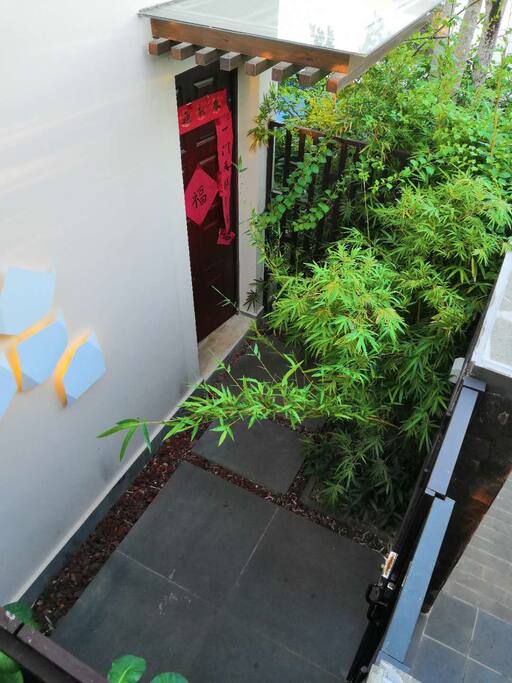 独栋庭院别墅,亚热带园林设计,园区内各种热带水果