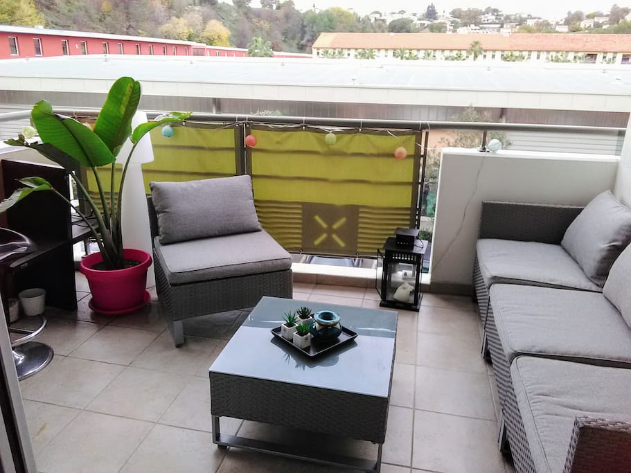 Terrasse confortable