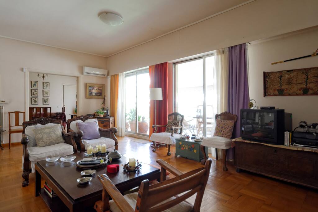 View to the veranda from the living room