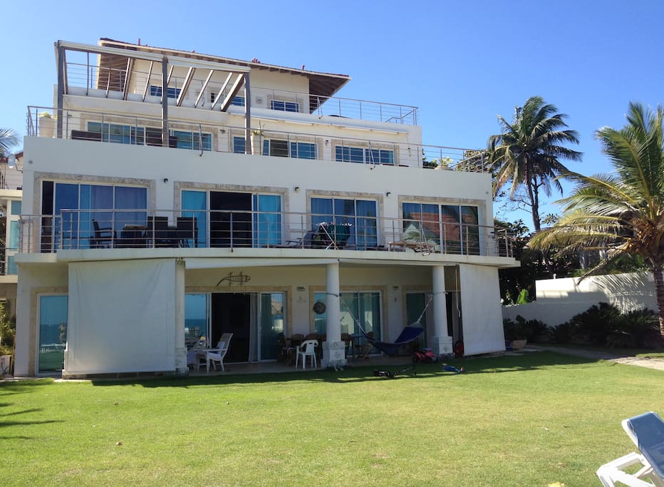 Porta del Mare Condominiums beachfront property.