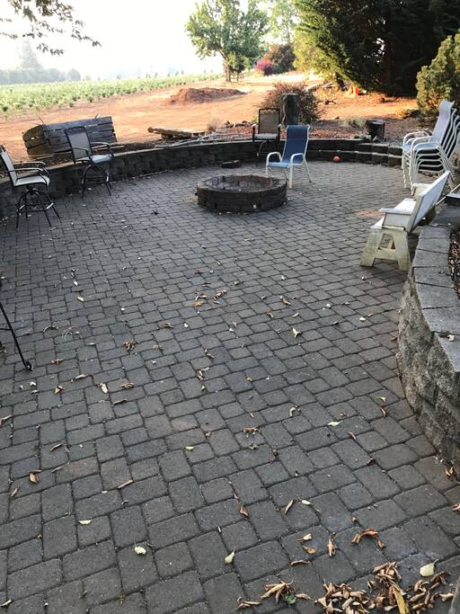 There will be a fire here Saturday and Sunday night.