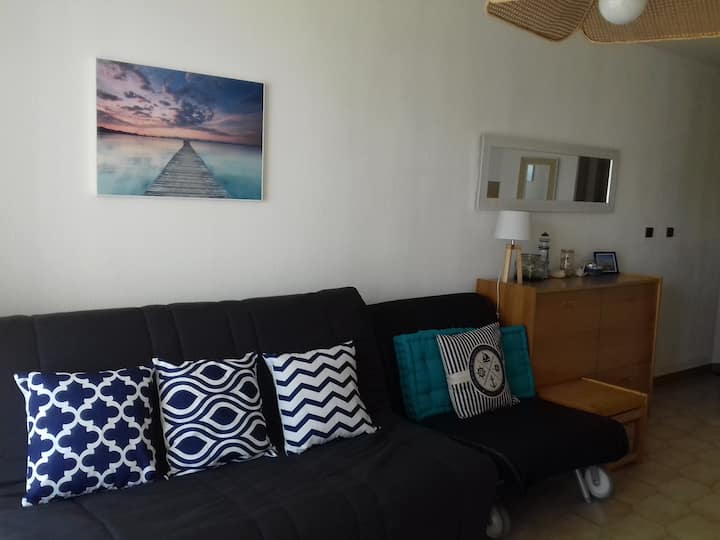 Beau Studio Canet Plage Sud Clim Et Vue Sur Mer - Canet-en-Roussillon
